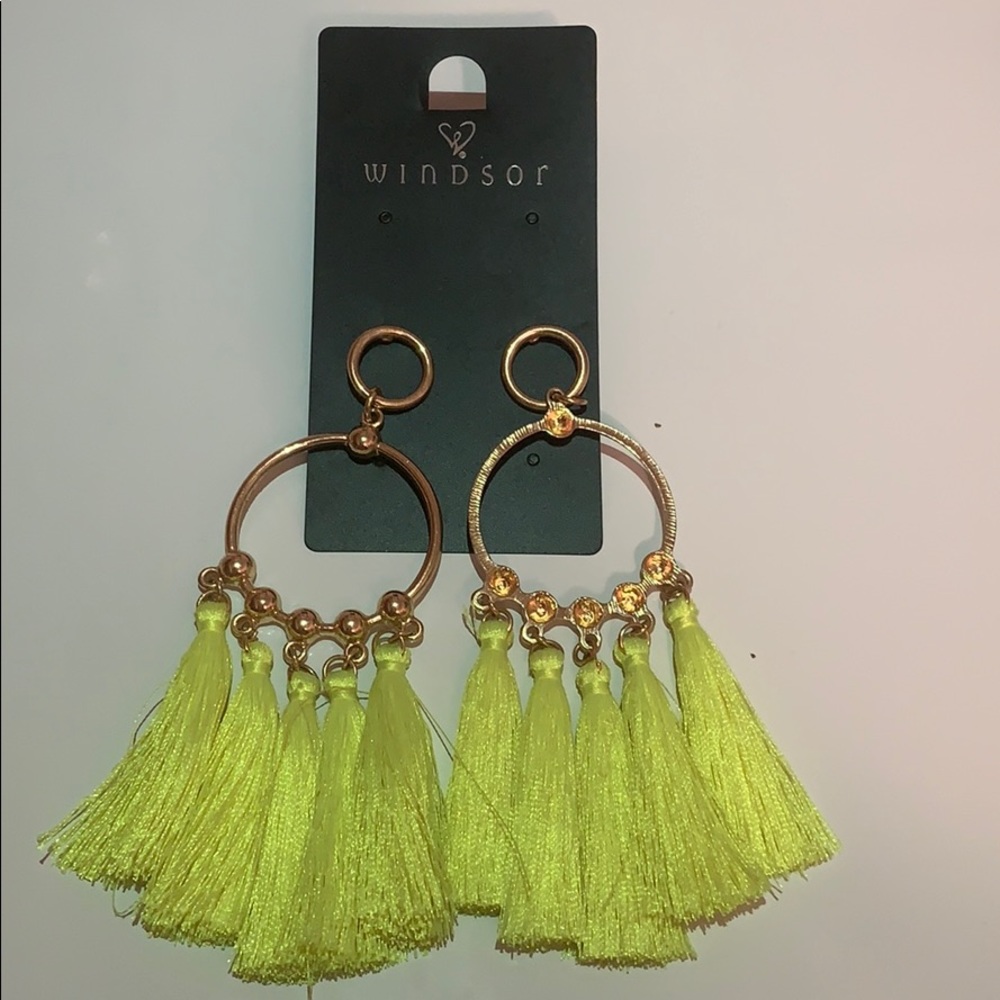 BRAND NEW Windsor neon dangle earrings